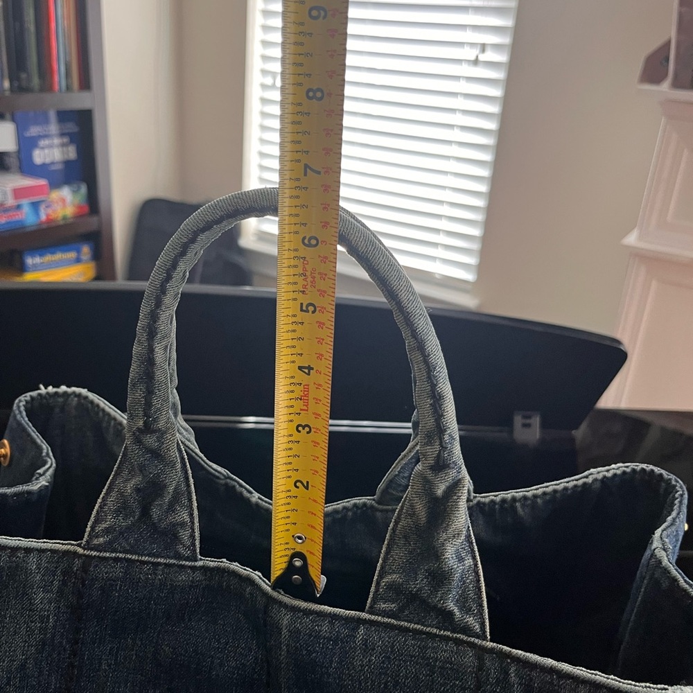 Prada Blue Denim Tote Bag - Picture 5 of 16